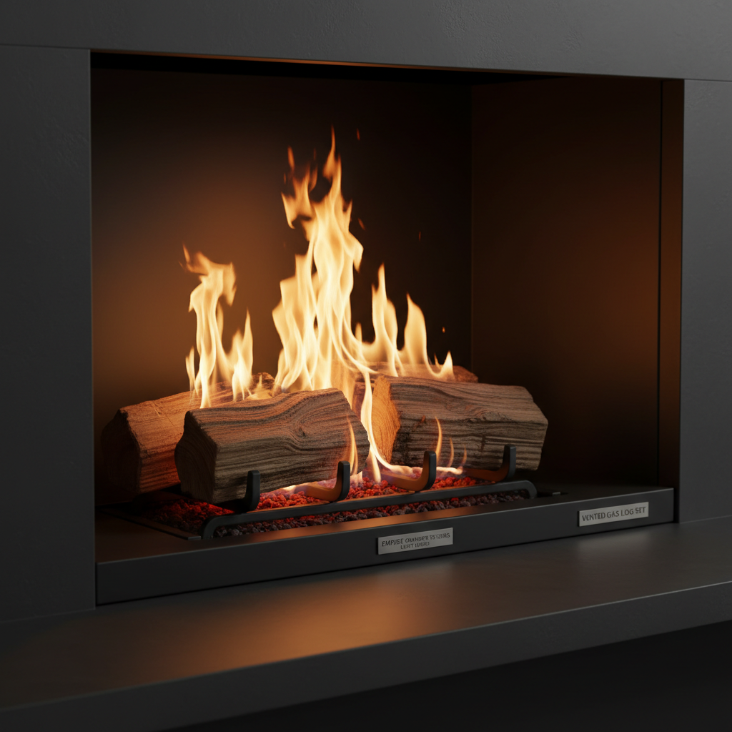 Empire Loft Vented Gas Log Set