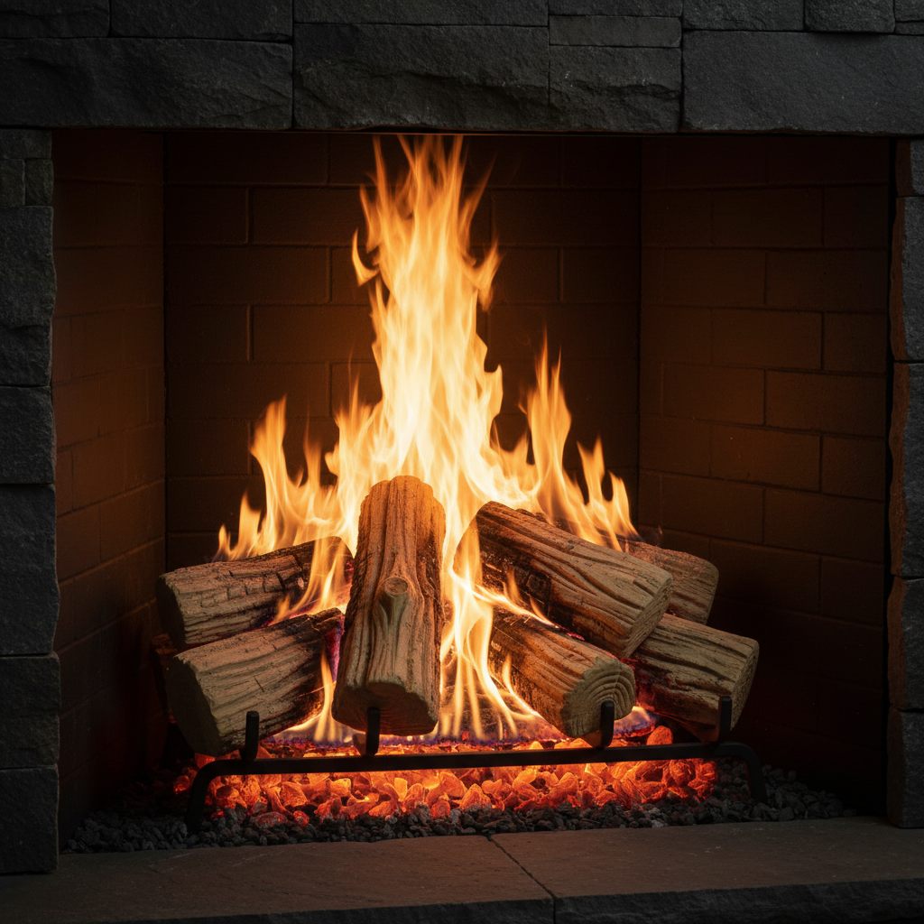 Napoleon Fiberglow™ Vented Gas Log Set